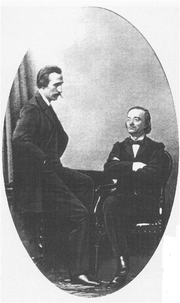 Image -- Panteleimon Kulish and Mykola Kostomarov (1859 photo).