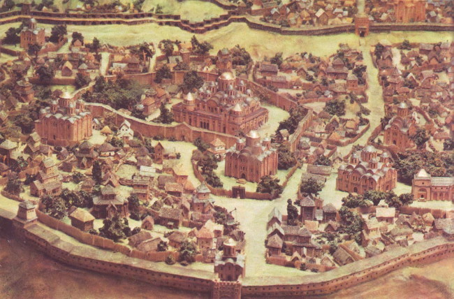 Image -- Kyiv: reconstruction of the medieval city.