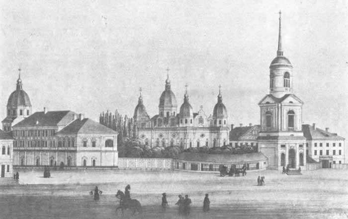 Image -- Kyiv Epiphany Brotherhood Monastery (mid 19th century).