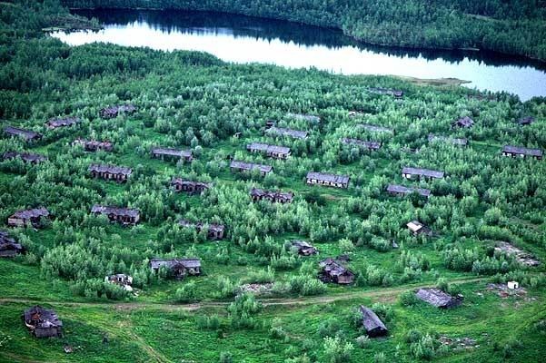 Image -- A labor camp in Siberia (aerial view).