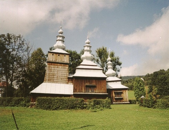 Image -- Lemko church in the village of Krempna in the Lemko region.
