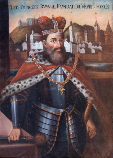 Image -- Luka Dolynsky: Portrait of King Lev Danylovych.