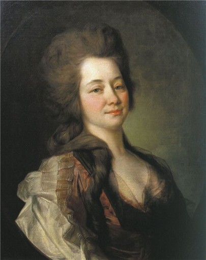 Image -- Dmytro H. Levytsky: Portrait of Mariia Lvov (1781).