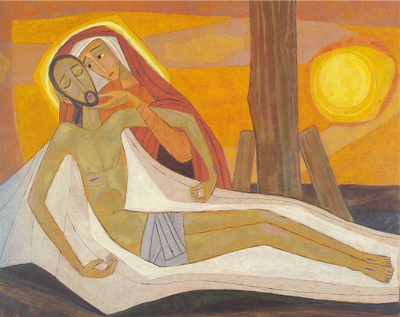 Image -- Myron Levytsky: Pieta (1960).