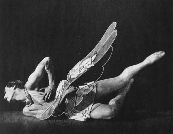 Image -- Serge Lifar (Serhii Lyfar) as Icarus.