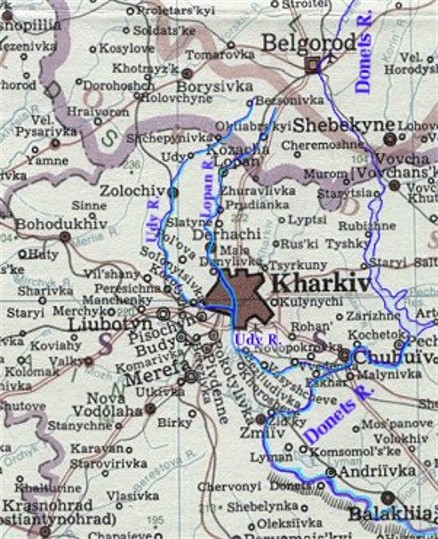 Image from entry Udy River in the Internet Encyclopedia of Ukraine