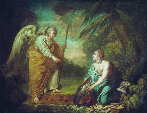 Image -- Antin Losenko: Tobias and the Angel.