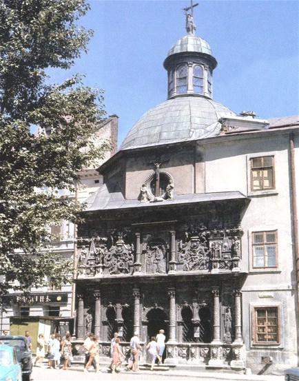 Image -- The Boim family chapel (1609-11) in Lviv.