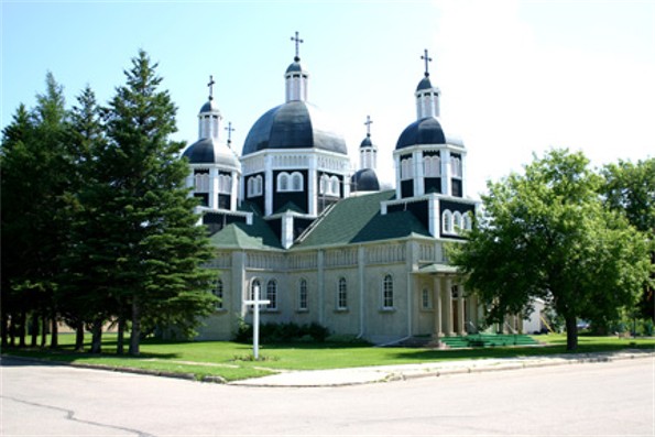 Image -- The Ukrainian Catholic Church of the Resurrection in Dauphin, Manitoba.
