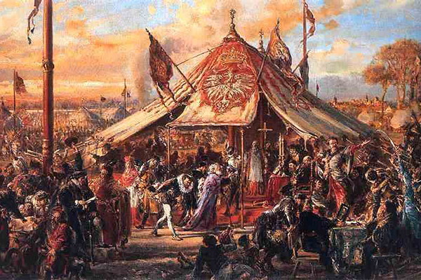 Image -- Jan Matejko: The Republic at the Zenith of Its Power. Golden Liberty. The Royal Election of 1573 (1889).
