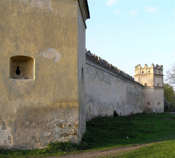 Image -- A fortified monastery in Mezhyrich, Rivne oblast.