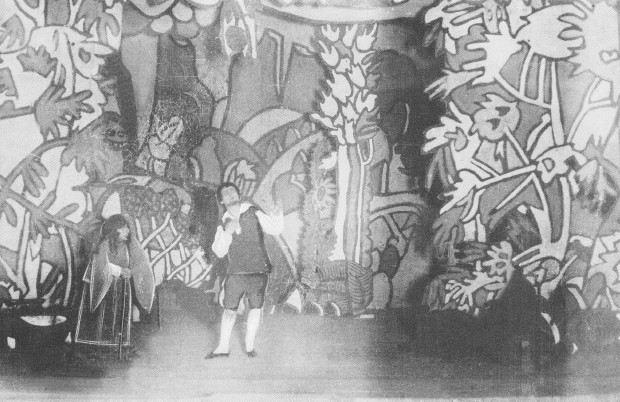 Image -- Molodyi Teatr: performance of Hauptmann's Sunken Bell (1918).