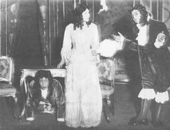 Image -- Molodyi Teatr: performance of Moliere's Tartuffe (1918).