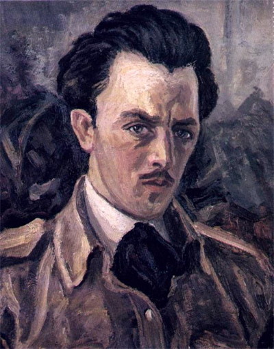 Image -- Mykhailo Moroz: Self-portrait (1904).