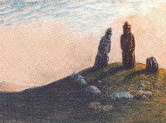 Image -- Yukhym Mykhailiv: The Stone Babas (1919).