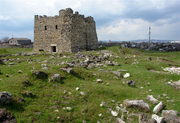 Image -- The ruins of the Scythian capital of Neapolis (near Simferopol in the Crimea).