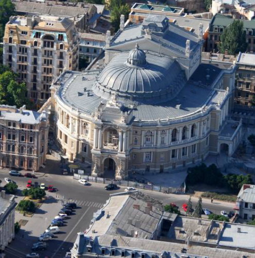 Image -- The Odesa Opera and Ballet Theater.
