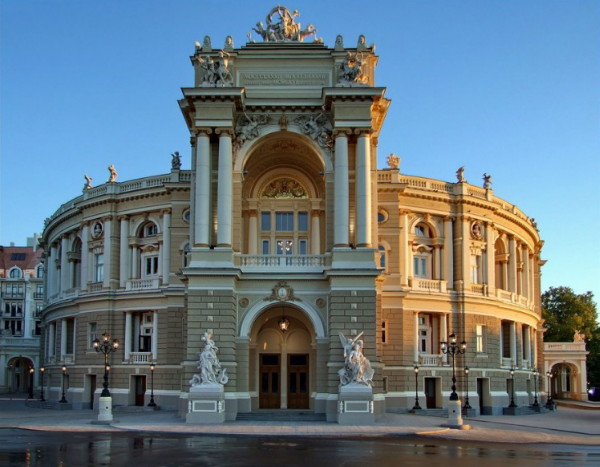 Image -- The Odesa Opera and Ballet Theater.