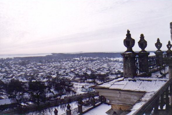 Image -- View of Pochaiv from the Pochaiv Monastery.