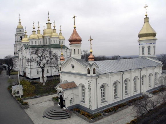 Image -- Poltava: The Monastery of the Elevation of the Cross (cathedral) (1689-1709).