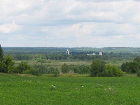 Image -- The vicinity of Pryluka with the view of the Hustynia Trinity Monastery