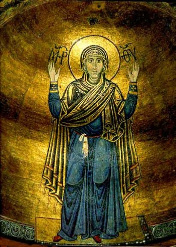 Image -- Mosaics at Saint Sophia Cathedral: Orante.