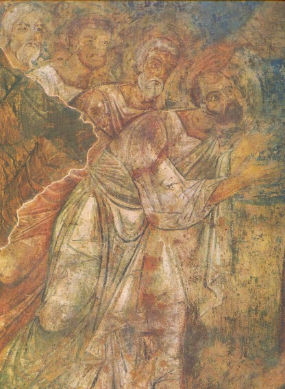 Image -- Saint Sophia Cathedral fresco: Sending the Apostles to Preach the Gospel (fragment).