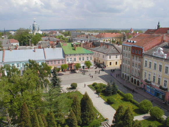 Image -- A view of Sambir, Lviv oblast.
