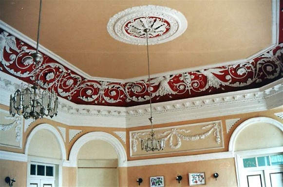 Image -- The Interior of the palace in the village of Samchyky in Podilia.