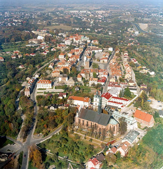 Image -- Sandomierz (aerial view).