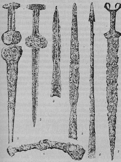 Image -- Scythian iron weapons (6th to 4th-century BC).