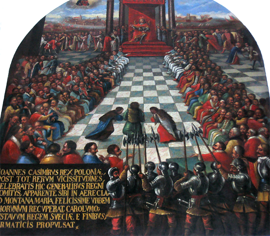 Image - The Polish senate session under Jan II Casimir Vasa in 1661.