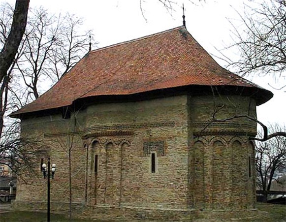 Image -- The Holy Trinity Church (1358) in Seret (Siret), south Bukovyna, Romania.