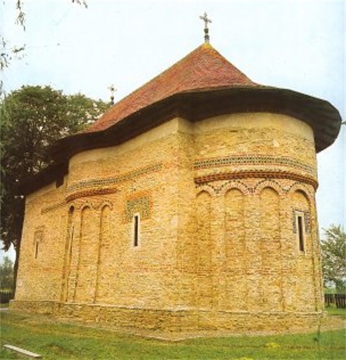 Image -- The Holy Trinity Church (1358) in Seret (Siret), south Bukovyna, Romania.