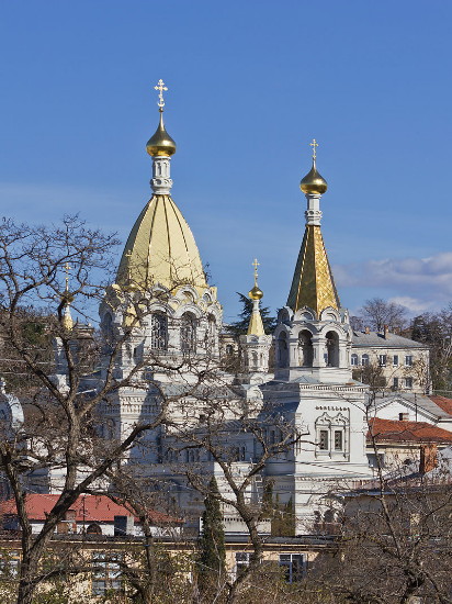 Image -- Sevastopol: The Dormition Cathedral (designed by Valentyn Feldman, 1895-1905).