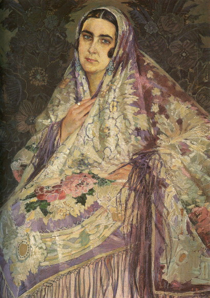 Image -- Oleksii Shovkunenko: Portrait of M. Fadeieva (1922).