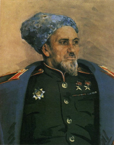 Image -- Oleksii Shovkunenko: Portrait of Sydir Kovpak (1945).