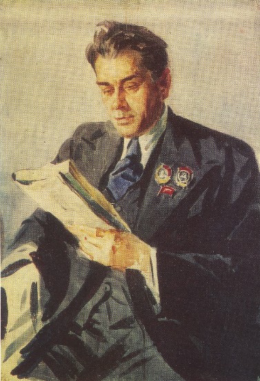 Image -- Oleksii Shovkunenko: Portrait of Pavlo Tychyna (1949).