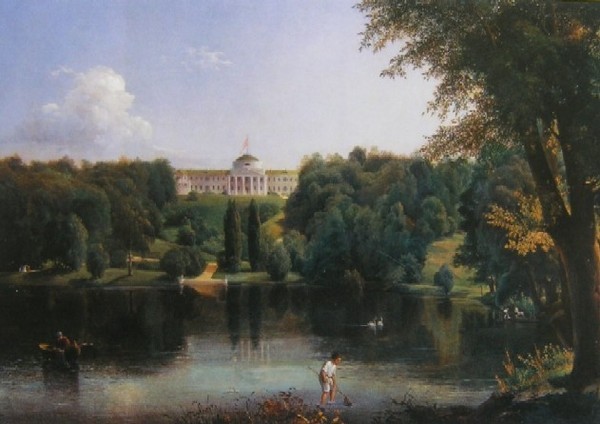 Image -- Vasilii Shternberg: The Kachanivka Palace (1837).
