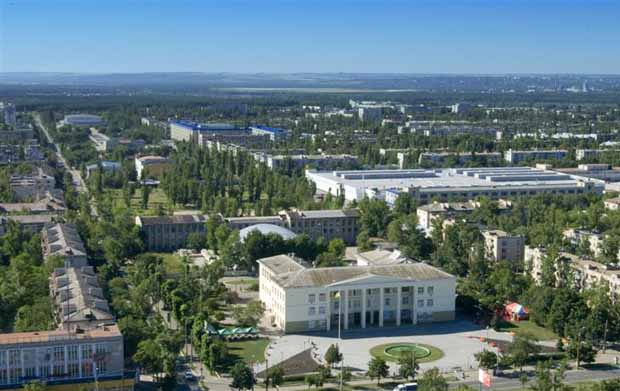 Image -- Sievierodonetsk, Luhansk oblast: city center.