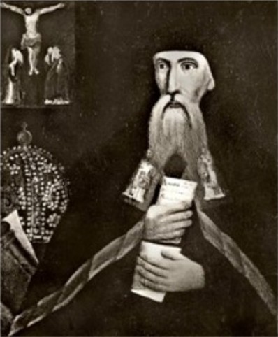 Image -- Meletii Smotrytsky (a reconstruction of a lost portrait from Derman Monastery).