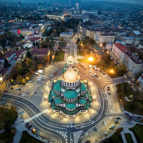 Image -- Sofia, Bulgaria: city center.