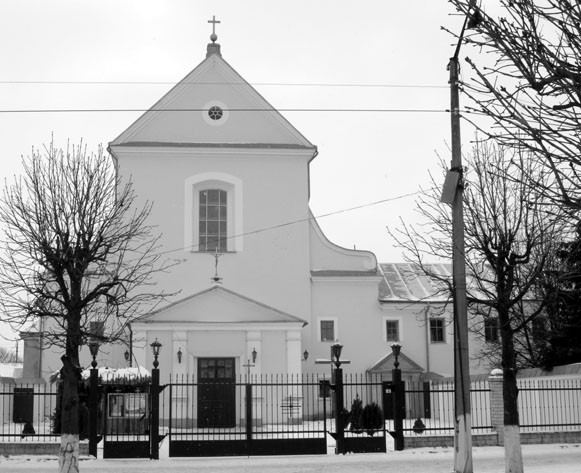 Image -- Starokostiantyniv: St. John the Baptist church of the Capucin monastery (18th century).