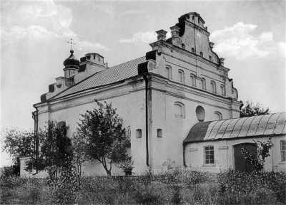 Image -- Saint Elijah's Church in Subotiv (1653) (old photo).