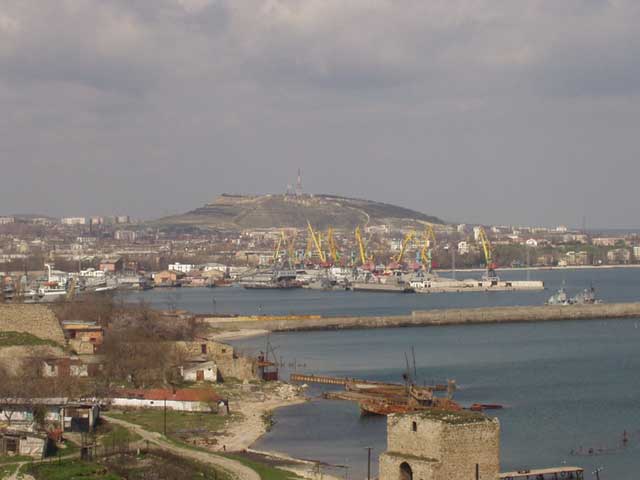 Image -- The port of Teodosiia, Crimea.