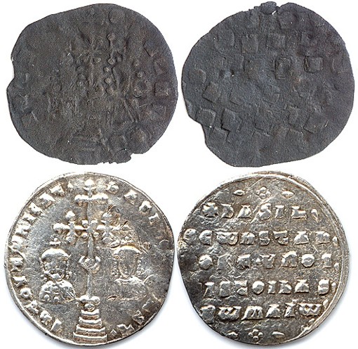 Image -- Rus' coins from the city of Tmutorokan.