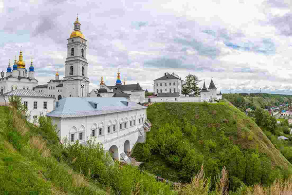 Image -- Tobolsk-Kremlin, Siberia: built, partially, in the Cossack Baroque style.