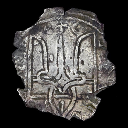 Image -- Trident on a coin of Grand Prince Volodymyr the Great.