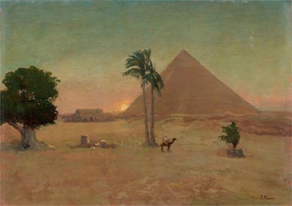 Image -- Ivan Trush: An Egyptian Landscape.