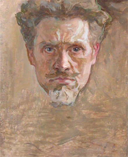 Image -- Ivan Trush: Self-portrait.